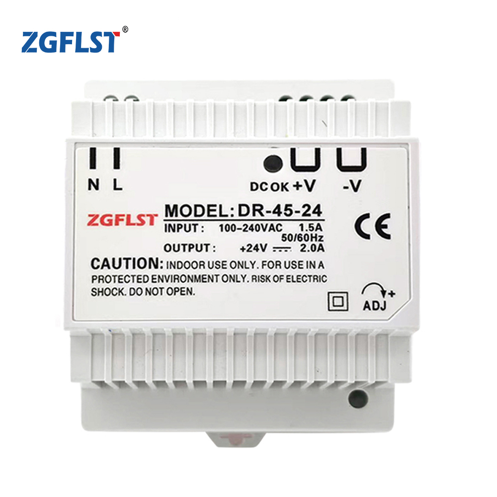 DR-45 45W AC DC single output din rail 5V 12V 15V 24V electric power supply