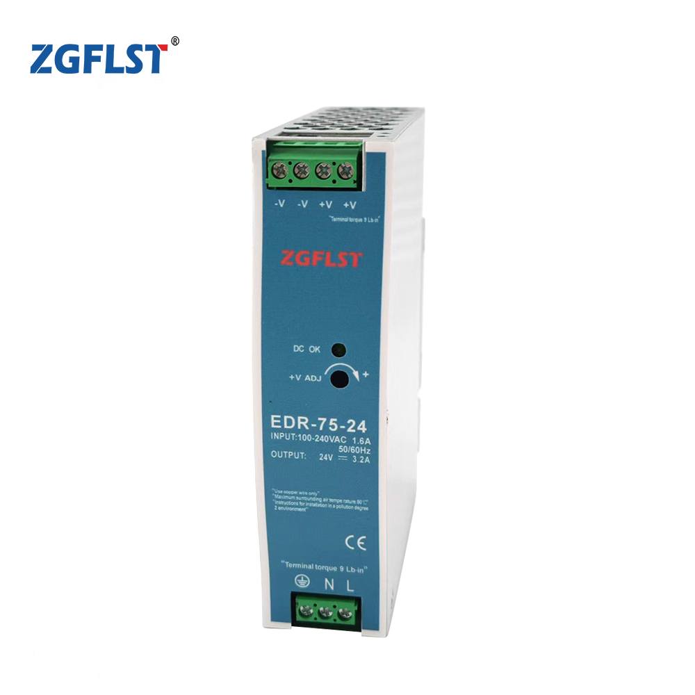 EDR-75 dinrail 75w AC to DC single output switching power supply