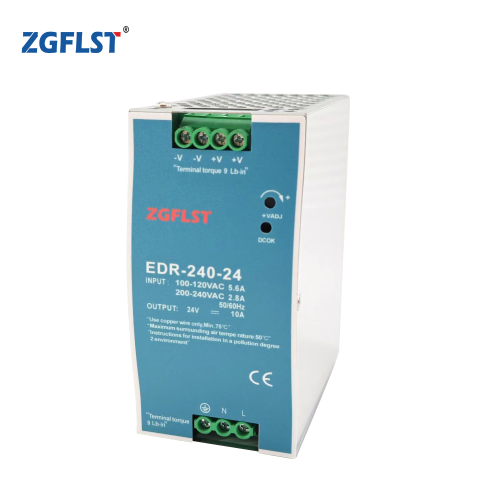EDR-240 Din Rail Switching Power Supply 240W 24V 48V Industrial AC to DC Power Supply