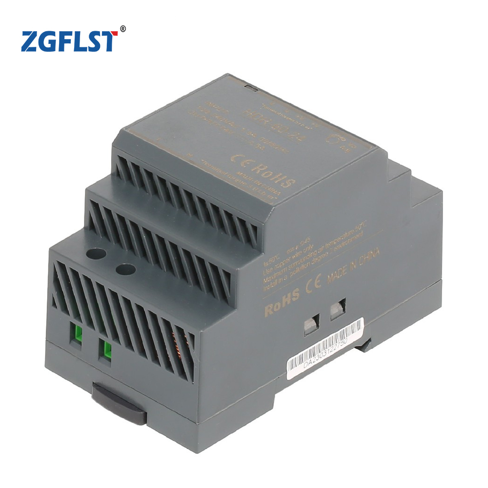 HDR-60 AC to DC DIN Rail Power Supply 60W 5V 12V 24V 48V Ultra Slim Step Shape DIN Rail